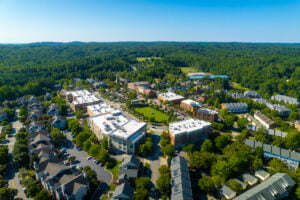 Aerial View of Southern Village, Chapel Hill, North Carolina